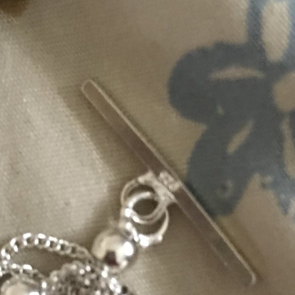 18" Sterling Silver Multi-strand & Bead Necklace and Bracelet - Picture 4 of 9